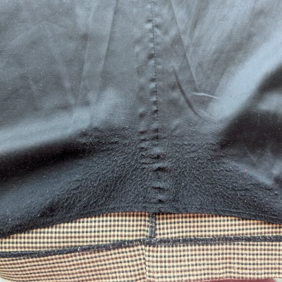 Mod Cloth Women's Brown Midi Wrap Sideways Structure Lined Skirt Small - Picture 9 of 10